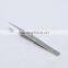 Wide head Stainless Steel Tweezers 125mm Tweezers