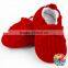 Plain Red Baby Girls Shoes Winter Soft Sole Prewalker Wholesale Baby Crib Shoes