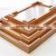 Simple superior 2017 bamboo tableware fruit vegetable bamboo serving tray