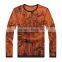 new arrival wool printing design custom pullover sweater