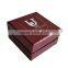 Hot selling Custom Cardboard Velvet Jewelry Packaging ring Box