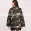 100% Polyester ladies fashion style Low Price camo women jacket