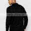 Hot Sale Cheapest Custom Long Sleeve Button Placket Black Men's 65% Polyester 35% Cotton Breathable Pique 200g Casual Polo Shirt