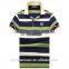 OEM Wholesale Men Colorful Stripe Polo T-shirt Cotton T-shirt for Men