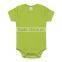Short Sleeves Baby Sleepsuit Plain Snap Crotch Pure Baby Bodysuits