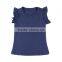 Newborn Baby T-shirt Summer 2017 Slim Fit 100% Cotton Girl Ruffle Sleeve Shirts
