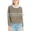 Tri-Blend Rib Light Weight Raglan Pullover Sweatshirt Women's Apparel