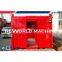 Rack and pinion construction cage hoist for personnel tools and materials