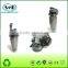 OEM printing Double wall plastic water bottles with flip lid , sport bottles with flip cap