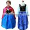 Hot selling girls dress wholesale Frozen Anna dress Frozen movie dress cosplay costume dress