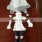 2015 custom cute plush action figure girl baby doll character