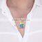 Enamel Pride Rainbow Stainless Steel Gay Lesbian LGBT Jewelry Pendant Necklace