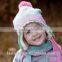 wholesale custom embroidered knitted winter warm cap hats beanie for kids