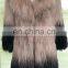 different types colored fox fur coat womens for winter in many style