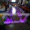 2016 Popular LED wedding decoration inflatable lily flower chain