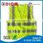 High quality fluorescent reflective wholesale mesh safety vest with pockets