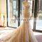 Gorgeous Strapless,Fit and flare wedding gown for women