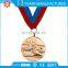 2017 Newest China Bronze Metal Medal Spraying Blue Color