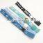 sublimation wristbands polyester fabric custom cloth wristbands for events