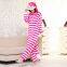 Cheshire Cat Cartoon Flannel Conjoined Polyester Pajamas