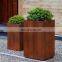 Outdoor Garden Decoration A242 Corten Steel Planter