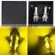 NEW H4 9003 3000K Yellow 7600LM COB LED Headlight Bulbs Kit High & Low Beam