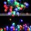 1M  10LED Warm White  led Rattan Ball  string light  Chandelier Nightlight for Garland Party Christmas