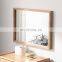 Custom rubber wood framed mirrors