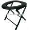 Stainless steel foot non-slip toilet for the elderly and pregnant women folded sit toilet bath chair