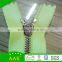 3#Platinum Double Point Teeth Close End Metal Zipper
