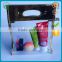 Promotional high quality fashion transparent clear plastic travel pvc cosmetic Bag with handle