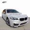 2011-2015 High quality PP material M5 style body kit for BMW 5 series f10 f18 front bumper  rear bumper side skirts