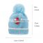 0 ~ 24 Months Knitted Warm Winter Hats and Gloves Sets Baby Beanie Knit Hat