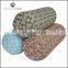 High quality Ohm  embroidered Cotton or Buckwheat Filled cylindrical Yoga Bolster pillow