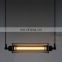 Country Retro Flute Chandelier Restaurant Cafe Bar Lamp Nordic Industrial Style Pendant Light