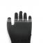 Black Anti-cut Safe Gloves Black PU Coated Work Gloves Cut Resistant Construction Gloves