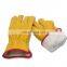 Wholesale High performance Hard Wearing leather palm work gloves leather safety gloves