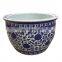Hot sale large ceramic hand painted garden flower plant pots wholesale