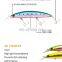 2021 New Design 110mm 19g Wholesale Artificial Bait Floating Jerkbait 12 Colors Fishing Lures Minnow