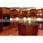 Top one cabinetry supiler free 3D design red cherry solid wood Roman column kitchen cabinet
