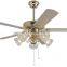 Living room or dining room modern ceiling fans with lights made in China