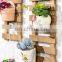 Wooden Indoor Outdoor Garden Planter Flower Pots Stand Wall Hanging Shelves