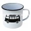 4oz 6oz 8oz 9oz 10oz promotion custom blank sublimation small enamel mug with stainless steel rim