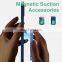Mini portable qi magnetic power bank 5000 mah 10000 mah magnetic mini power bank with magneti