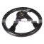 Flat Carbon Finish Steering wheel Universal Racing Parts