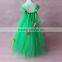 New Elsa Dress With Cape Fabric Green Color Tulle Tutu Dress