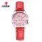 CHENXI 304 Women Fashion Crystal Analog Quartz Simple Casual Ladies Leather Quality Watches