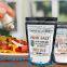 STAND UP POUCH, ZIP BAGGIES, MYLAR BAG, SLIDER, METALLIZED, HERBAL, SOUP, PET FOOD, CHOCOLATE