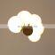 High Quality Nordic Luxury Modern Pendant Light Living Room Hotel Wooden Glass G9 LED Chandelier for Decor