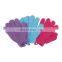 Wholesale Viscose Custom Logo Gloves Korean Exfoliating Remove Scrub Dead Skin Beauty Bath Gloves Silk Exfoliating Gloves